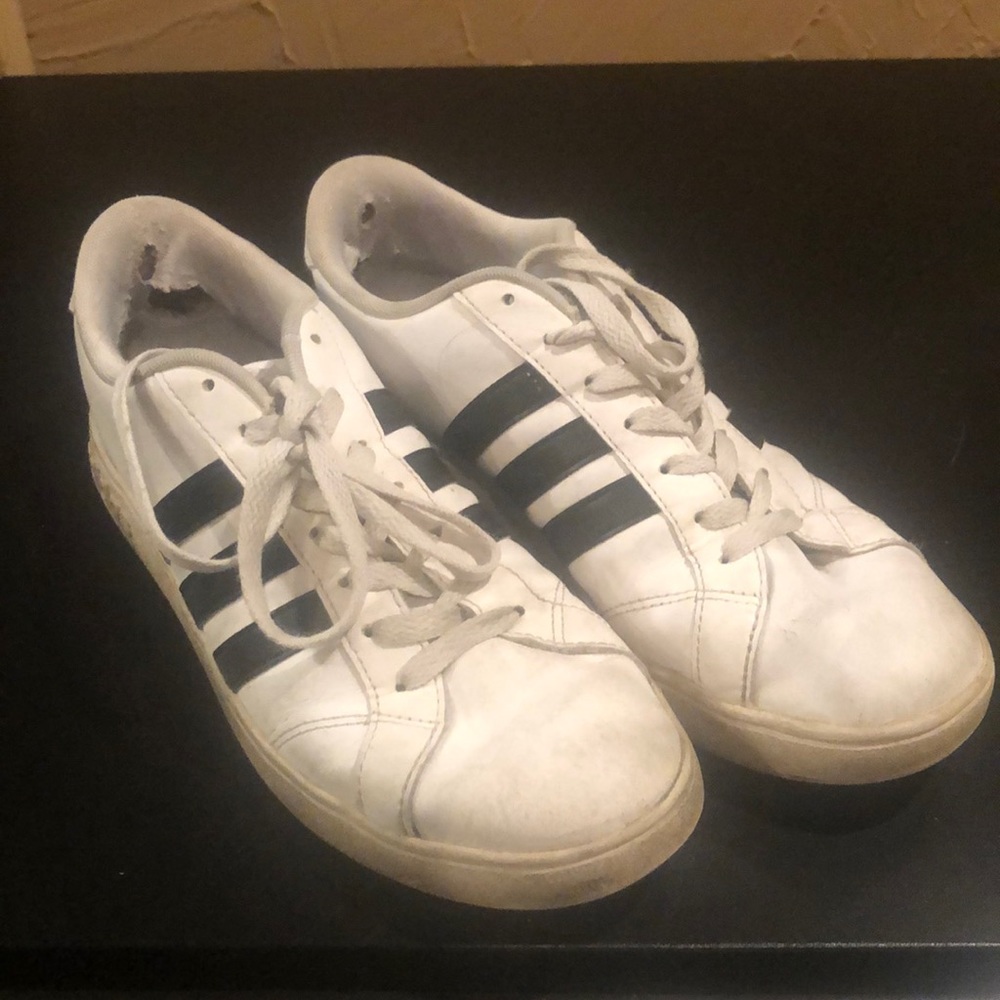 White sneakers